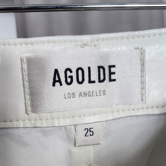 AGOLDE Recycled Leather 90's Pinch Waist in Wisp | 25 - Picture 9 of 13